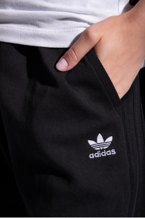 womens adidas velvet vibes sst track pants in sand Black Sweatpants with logo ADIDAS Originals SchaferandweinerShops KR